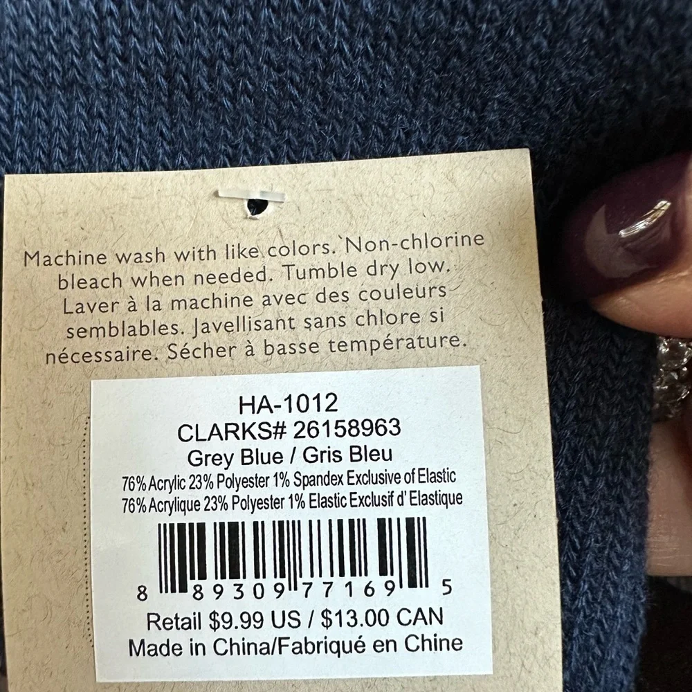 Clarks two pairs‎ of winter theme socks snowflake fair aisle NWT OS unisex Xmas